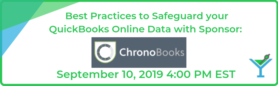 Best Practices to Safeguard your QuickBooks Online Data with Sponsor: Chronobooks