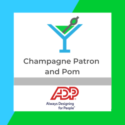 Champagne Patron and Pom